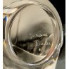 Lalique SCULTURA 2 Cigni in Amore CRISTALLO piatto x anello France FROSTED GLASS