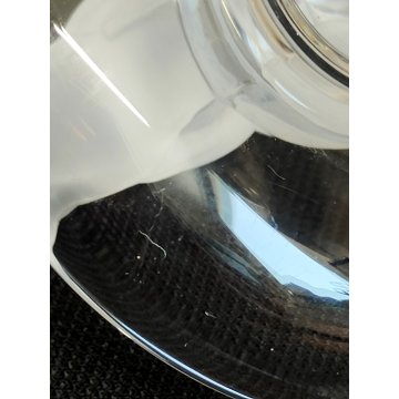 Lalique SCULTURA 2 Uccelli Amore CRISTALLO piatto x anello France FROSTED GLASS