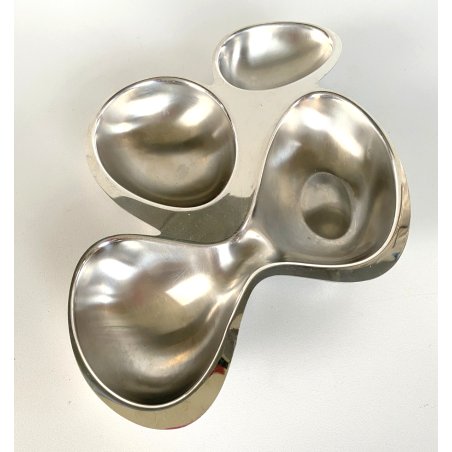 ANTIPASTIERA Babyboop DESIGN Ron Arad PER ALESSI 4 SCOMPARTI FORMA ORGANICA 2000