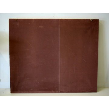 GRANDE QUADRO OLIO TELA V. Ferruzzo INTERNO CON SCENA GALANTE DAMA CAVALIERI 900