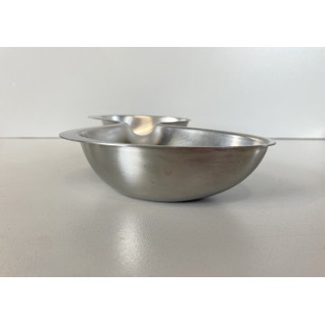 ANTIPASTIERA Babyboop DESIGN Ron Arad PER ALESSI 2 SCOMPARTI FORMA ORGANICA 2000