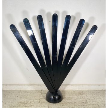 APPENDIABITI Giovanni Pasotto MOD. VENTAGLIO ANNI 70 PLASTICA LACCATA NERO