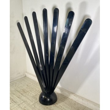 APPENDIABITI Giovanni Pasotto MOD. VENTAGLIO ANNI 70 PLASTICA LACCATA NERO