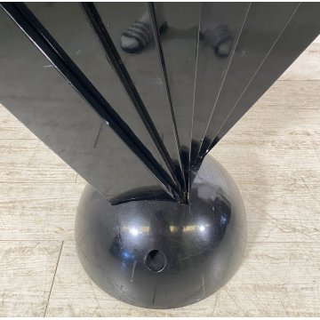 APPENDIABITI Giovanni Pasotto MOD. VENTAGLIO ANNI 70 PLASTICA LACCATA NERO
