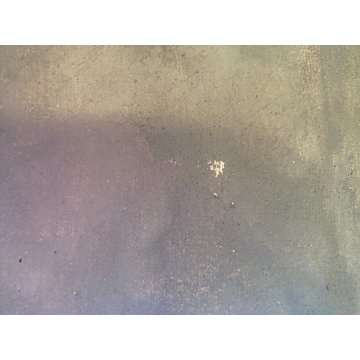ANTICO DIPINTO OLIO TELA Lucio Todeschini PAESAGGIO RURALE INVERNALE NEVE FIGURA
