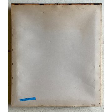 ANTICO QUADRO OLIO F. Chiapasco PAESAGGIO GHIACCIAIO MONTE BIANCO ENTREVES 1945