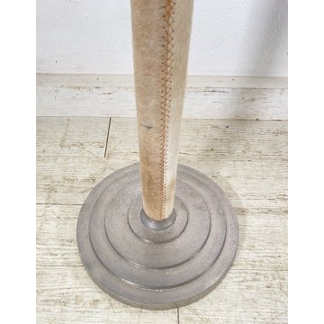 SERVOMUTO ANNI 70 DESIGN APPENDIABITI METALLO CAMOSCIO ATTACCAPANNI VINTAGE