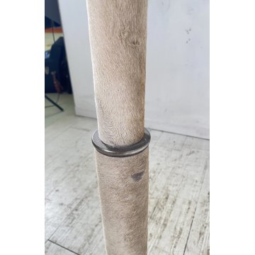 SERVOMUTO ANNI 70 DESIGN APPENDIABITI METALLO CAMOSCIO ATTACCAPANNI VINTAGE