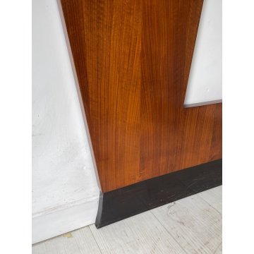 ANTICA CONSOLLE DESIGN Gio Ponti MEZZALUNA LEGNO noce ANNI 30 decò VINTAGE