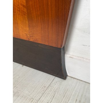 ANTICA CONSOLLE DESIGN Gio Ponti MEZZALUNA LEGNO noce ANNI 30 decò VINTAGE