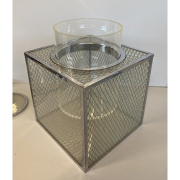 SECCHIELLO GHIACCIO MODERNISTA CUBO LUCITE ICE BUCKET Gabriella Crespi STYLE '70