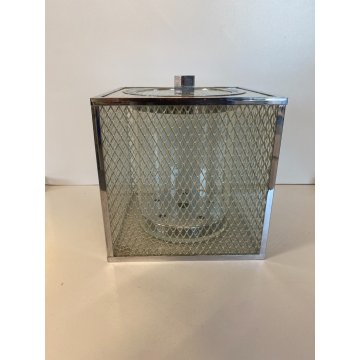 SECCHIELLO GHIACCIO MODERNISTA CUBO LUCITE ICE BUCKET Gabriella Crespi STYLE '70