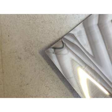 VASSOIO DESIGN Massimiliano & Doriana Fuksas MAO-MAO ALESSI ACCIAIO INOX 55x39cm