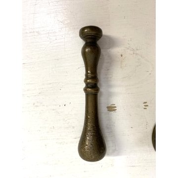 ANTICO MORTAIO PESTELLO BRONZO FARMACIA ERBORISTERIA CUCINA ø 10 x 8,5 cm/h '800