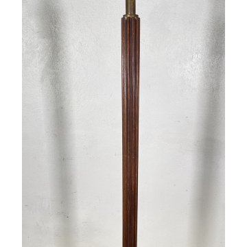 LAMPADA DA TERRA PIANTANA Giuseppe Ostuni ANNI 50 MOD. 311 Oluce LEGNO OTTONE