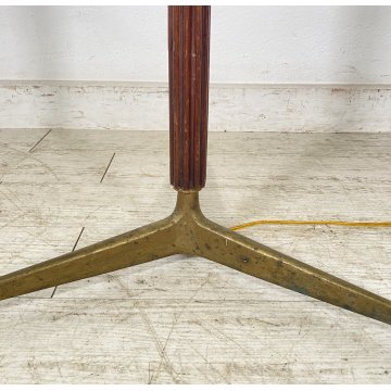 LAMPADA DA TERRA PIANTANA Giuseppe Ostuni ANNI 50 MOD. 311 Oluce LEGNO OTTONE