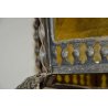 ENORME ANTICA LANTERNA FERRO BATTUTO CASTELLO epoca 1800 OLD IRON HANGING LAMP