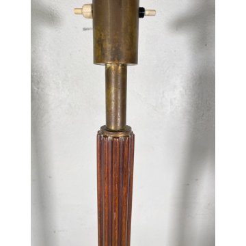 LAMPADA DA TERRA PIANTANA Giuseppe Ostuni ANNI 50 MOD. 311 Oluce LEGNO OTTONE