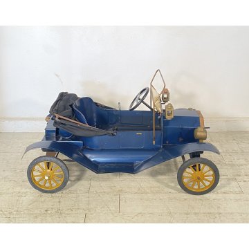 ANTICA MACCHINA GIOCATTOLO PEDALI FORD T ANNI 70 MODELLINO GIOCO BAMBINO