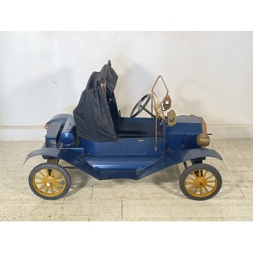 ANTICA MACCHINA GIOCATTOLO PEDALI FORD T ANNI 70 MODELLINO GIOCO BAMBINO