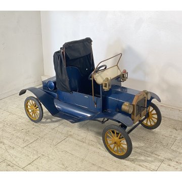 ANTICA MACCHINA GIOCATTOLO PEDALI FORD T ANNI 70 MODELLINO GIOCO BAMBINO