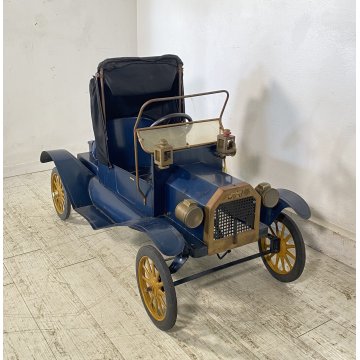 ANTICA MACCHINA GIOCATTOLO PEDALI FORD T ANNI 70 MODELLINO GIOCO BAMBINO
