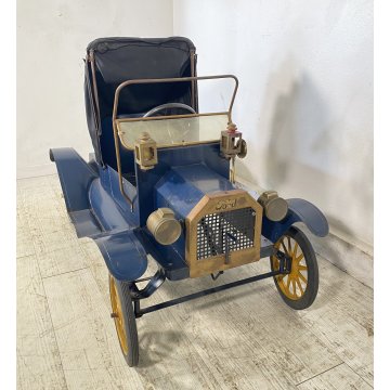 ANTICA MACCHINA GIOCATTOLO PEDALI FORD T ANNI 70 MODELLINO GIOCO BAMBINO