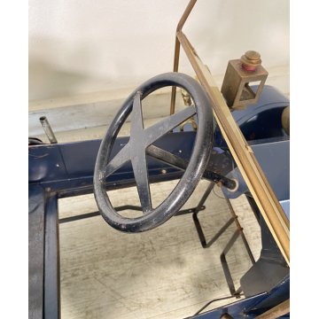 ANTICA MACCHINA GIOCATTOLO PEDALI FORD T ANNI 70 MODELLINO GIOCO BAMBINO
