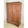 ANTICO PICCOLO ARMADIO DUE ANTE GUARDAROBA 800 LEGNO NOCE DISPENSA CUCINA EPOCA