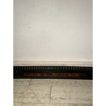 GRANDE ANTICA CORNICE Guilloché LEGNO SCOLPITO EBANIZZATO RADICA 125x95x5 '1800