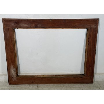 GRANDE ANTICA CORNICE Guilloché LEGNO SCOLPITO EBANIZZATO RADICA 125x95x5 '1800
