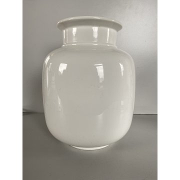 GRANDE VASO GLADIOLI PORCELLANA BIANCA Thomas Keramik 7,5L GERMANY '70s
