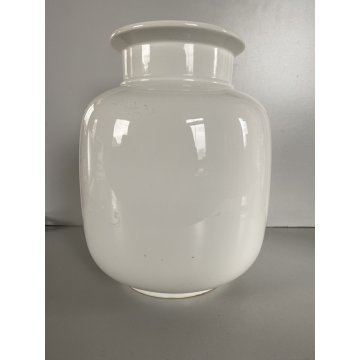 GRANDE VASO GLADIOLI PORCELLANA BIANCA Thomas Keramik 7,5L GERMANY '70s