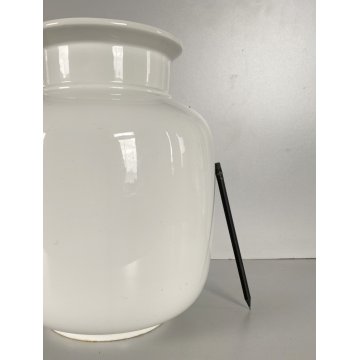 GRANDE VASO GLADIOLI PORCELLANA BIANCA Thomas Keramik 7,5L GERMANY '70s