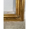 ANTICA CORNICE DORATA CLASSICA LEGNO SCOLPITO 47 cm x 57 cm EPOCA '900