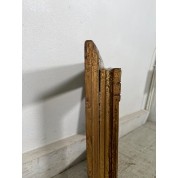 ANTICA CORNICE DORATA CLASSICA LEGNO SCOLPITO 47 cm x 57 cm EPOCA '900