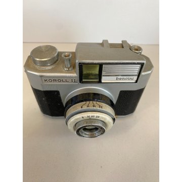 FOTOCAMERA COMPATTA ANALOGICA VINTAGE CAMERA Koroll II BENCINI CMF ITALY '50s