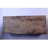 ANTICO Set PESI DA BILANCIA OTTONE PESA STADERA BASCULA PUNZONATI PESIERA LEGNO 