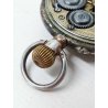 ANTICO OROLOGIO TASCA MOVIMENTO CESELLATO 1900 CARICA MANUALE EPOCA POCKET WATCH