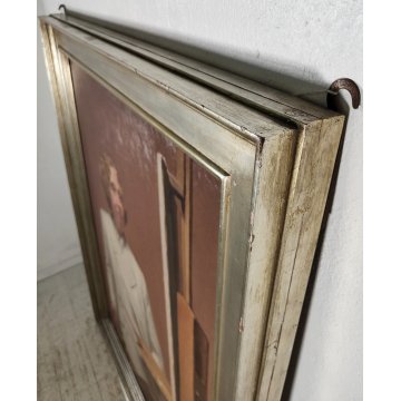 ANTICO QUADRO DIPINTO Augusto Colombo 1939 olio tavola RITRATTO pittrice Gerlach