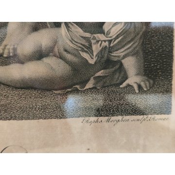ANTICA STAMPA ACQUAFORTE Stefano Tofanelli LA DANZA DELLE ORE Nicolas Poussin