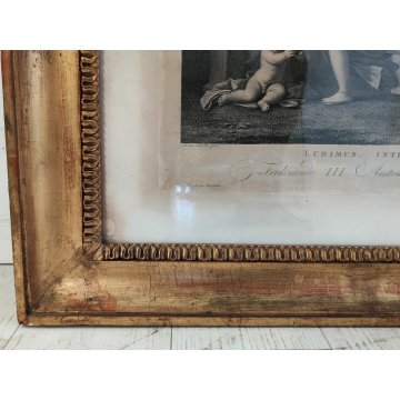 ANTICA STAMPA ACQUAFORTE Stefano Tofanelli LA DANZA DELLE ORE Nicolas Poussin