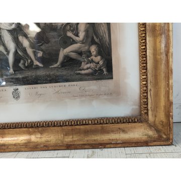 ANTICA STAMPA ACQUAFORTE Stefano Tofanelli LA DANZA DELLE ORE Nicolas Poussin