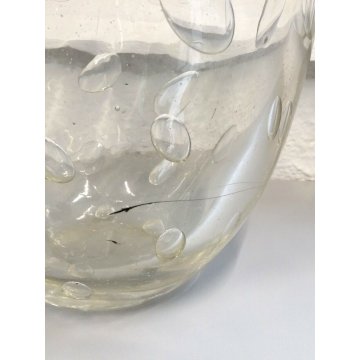 RARO ANTICO VASO BOLLE DESIGN Barovier ANNI 30 CLLEZIONE VETRO MURANO VASE GLASS
