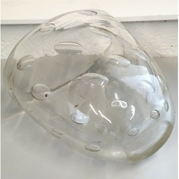 RARO ANTICO VASO BOLLE DESIGN Barovier ANNI 30 CLLEZIONE VETRO MURANO VASE GLASS