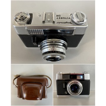 FOTOCAMERA Voigtländer VITORET DR COLOR-LANTHAR 2.8/50 TELEMETRO 35mm CUSTODIA