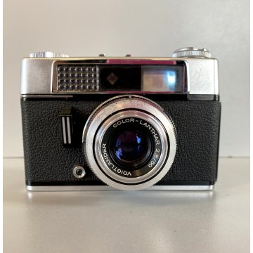 FOTOCAMERA Voigtländer VITORET DR COLOR-LANTHAR 2.8/50 TELEMETRO 35mm CUSTODIA