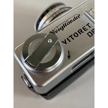 FOTOCAMERA Voigtländer VITORET DR COLOR-LANTHAR 2.8/50 TELEMETRO 35mm CUSTODIA
