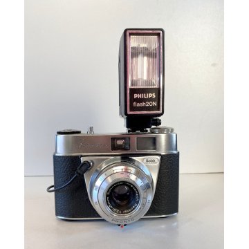 FOTOCAMERA COMPATTA ANALOGICA KODAK Retinette IA 35mm VINTAGE CAMERA + FLASH '60