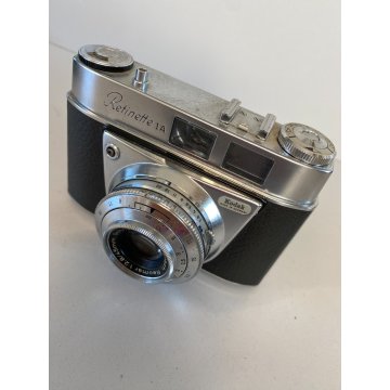 FOTOCAMERA COMPATTA ANALOGICA KODAK Retinette IA 35mm VINTAGE CAMERA + FLASH '60